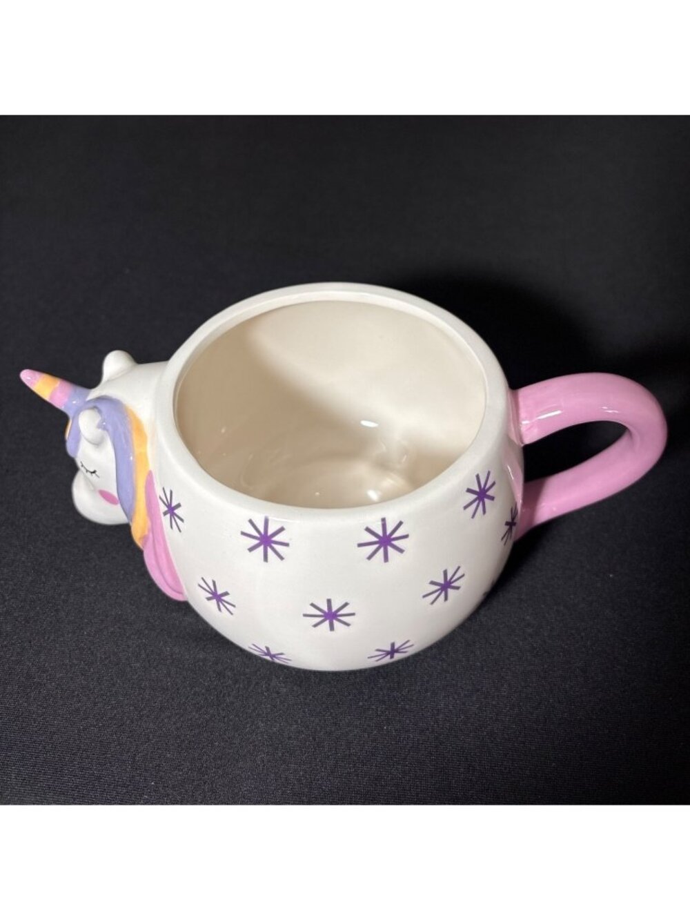 Unicorn Ceramic 3D Mug Coffee Tea Cocoa Chocolate Whimsical Planter 18 oz Mug - Picture 12 of 16